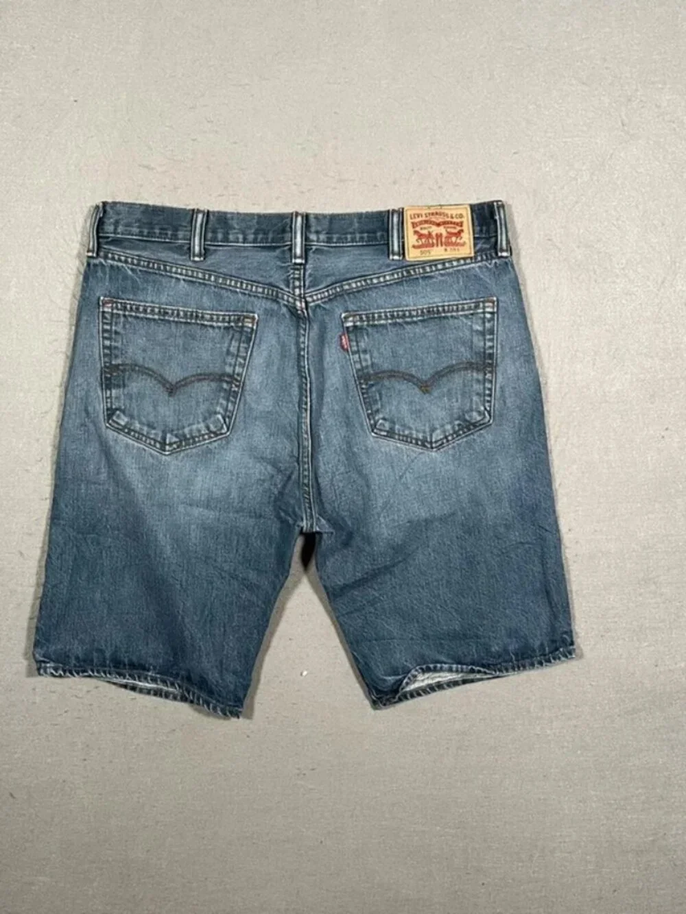 Levi’s 505 Light Blue Denim Jorts Relaxed Vintage W38 I11